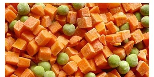 CARROTS AND GREEN PEAS
